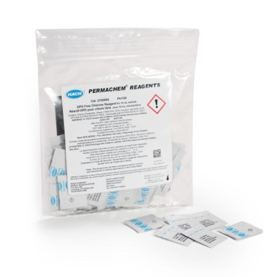 Free Chlorine DPD Reagent Powder Pillows